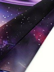 Kid's Galaxy Graphic Tshirt Summer Tee Crew Neck Top