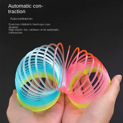 Kid's Spring Ring Pressure Reducing Toy - Balance Plaything for Boys & Girls