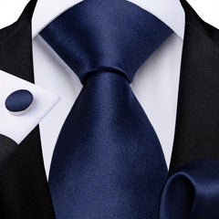 Men's Silk Classic Necktie Solid Ties Business Wedding Gift