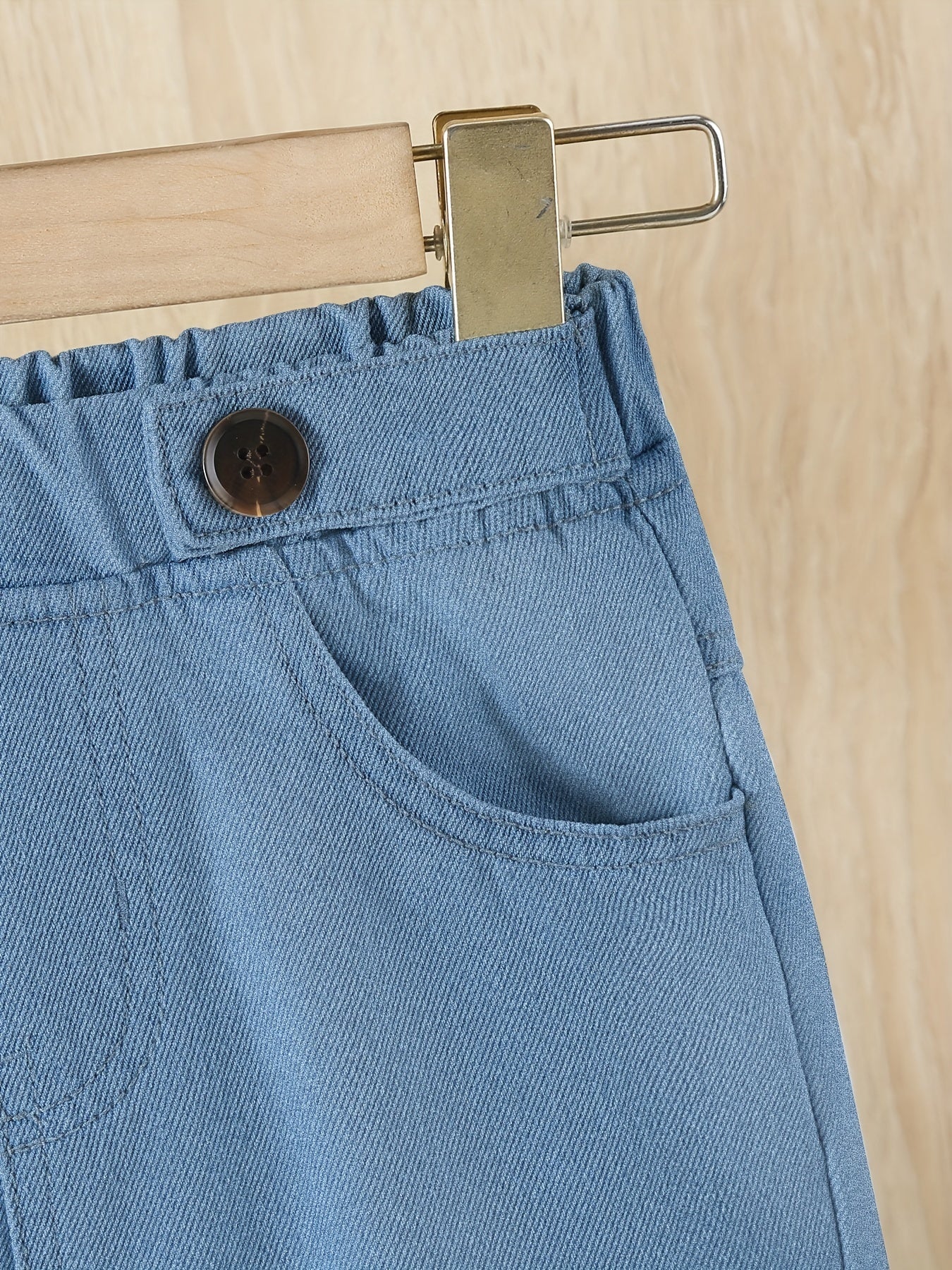 Boys Casual Denim Long Pants With Pocket Kids Clothing