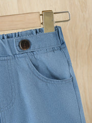 Boys Casual Denim Long Pants With Pocket Kids Clothing
