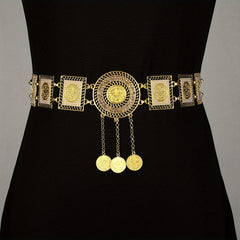 Metal Sun Flower Waist Chain Belt Hair Accessories For Girls