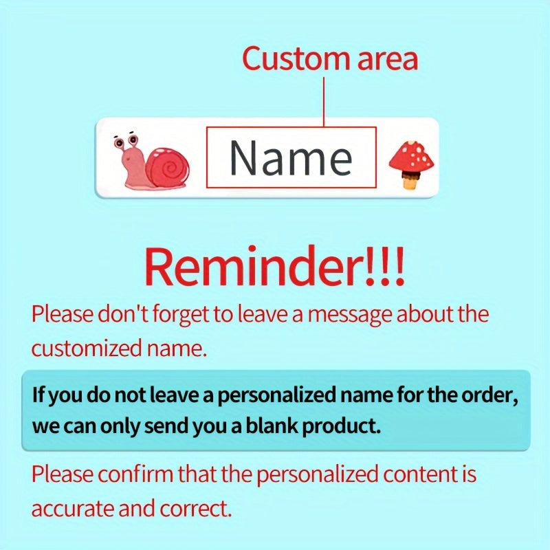 Custom Waterproof Labels for Personal Items