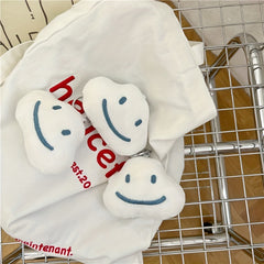 Cloud Plush Pendant Soft Sponge Cartoon Keychain Bag Ornament