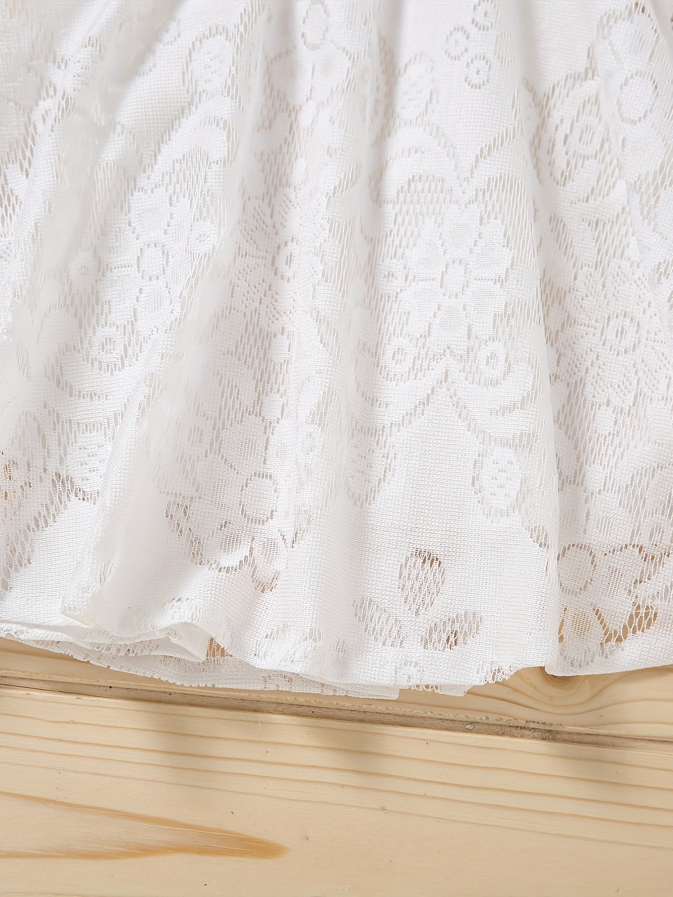 Cute Baby Girl's Long Sleeve Princess Dress with Flower Graphic