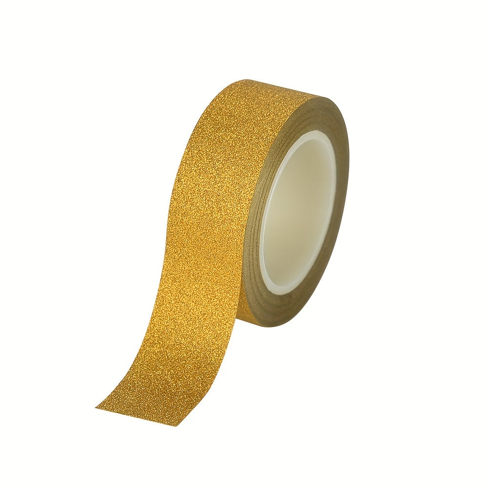 Golden Scallion Powder Tape with Glittering Tape and Stickers