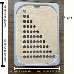 Wooden Sensory Tray for Children's Educational Games