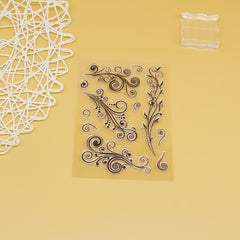 Flower Silicone Painting Stencil Stamp Seal Kids Stationery