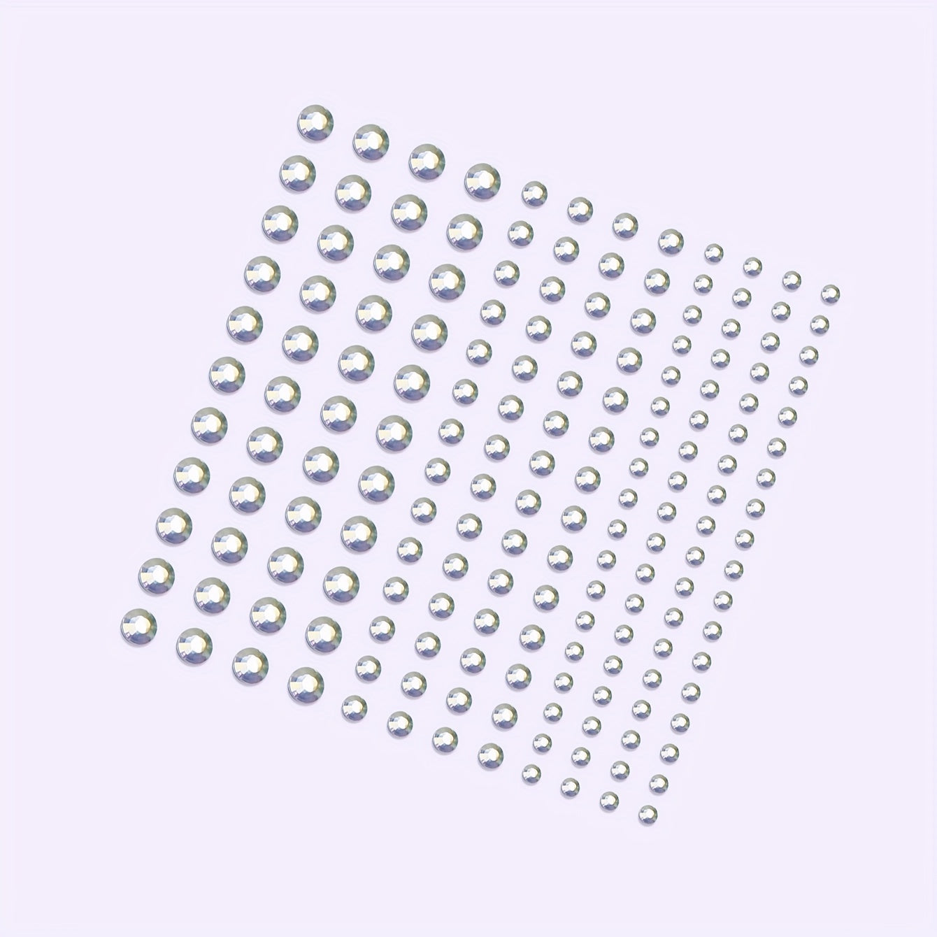 144 Pcs Purple Face Stickers Jewelry Pearl Stickers Face Makeup