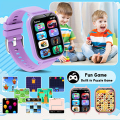 Smart Game Watch for Kids with 18 Educational Games HD Screen Camera LED Light
