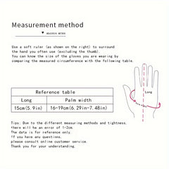 Winter Velvet Warm Half Finger Gloves For Men Women