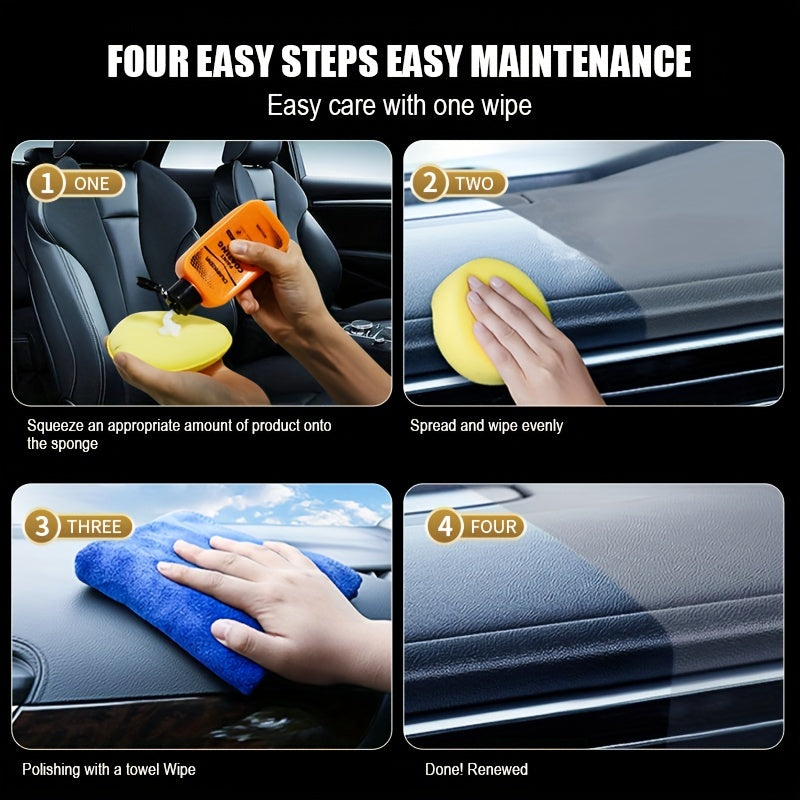 Car Rubber Plastic Refurbishment Gloss Maintenance Agent Cleaning Stain Agent