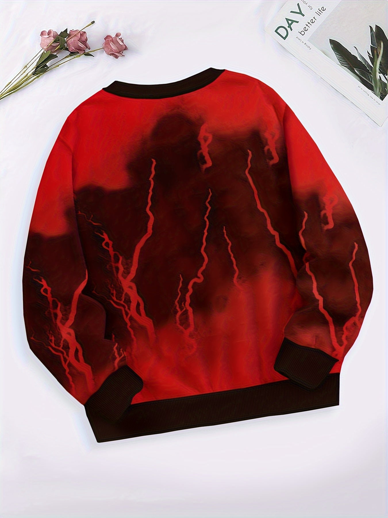 Kids Crew Neck Pullover Sweatshirt for Sports