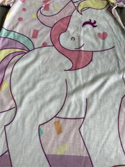 Girl's Pony Dress Short Sleeve Crew Neck Princess Dress Summer Party