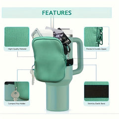 Portable Water Cup Storage Bag Coin & ID Card Holder