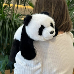 Furry Panda Plush Doll Toy Birthday Gift
