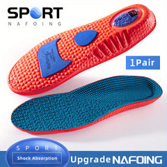 Sports Shock Absorption Insoles High Elastic Deodorant Comfort Running Insoles