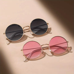 Ombre Lens Sunglasses Metal Frame UV400