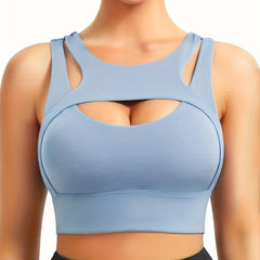 Women's Push Up Sports Bra Padded Yoga Workout Tank