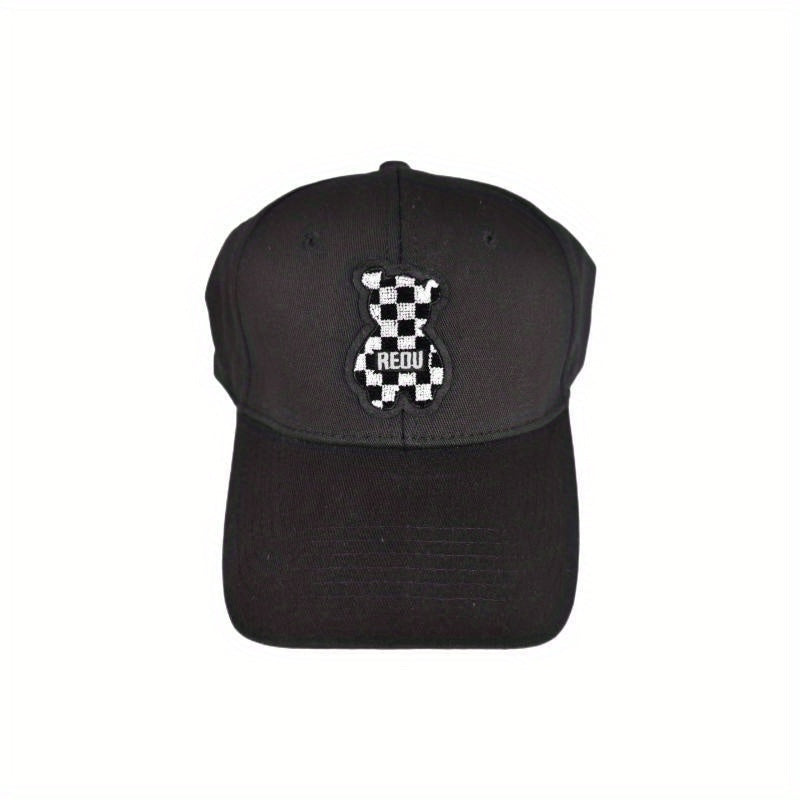 Duck Bear Patch Baseball Cap Lightweight Sun Shade Dad Hats
