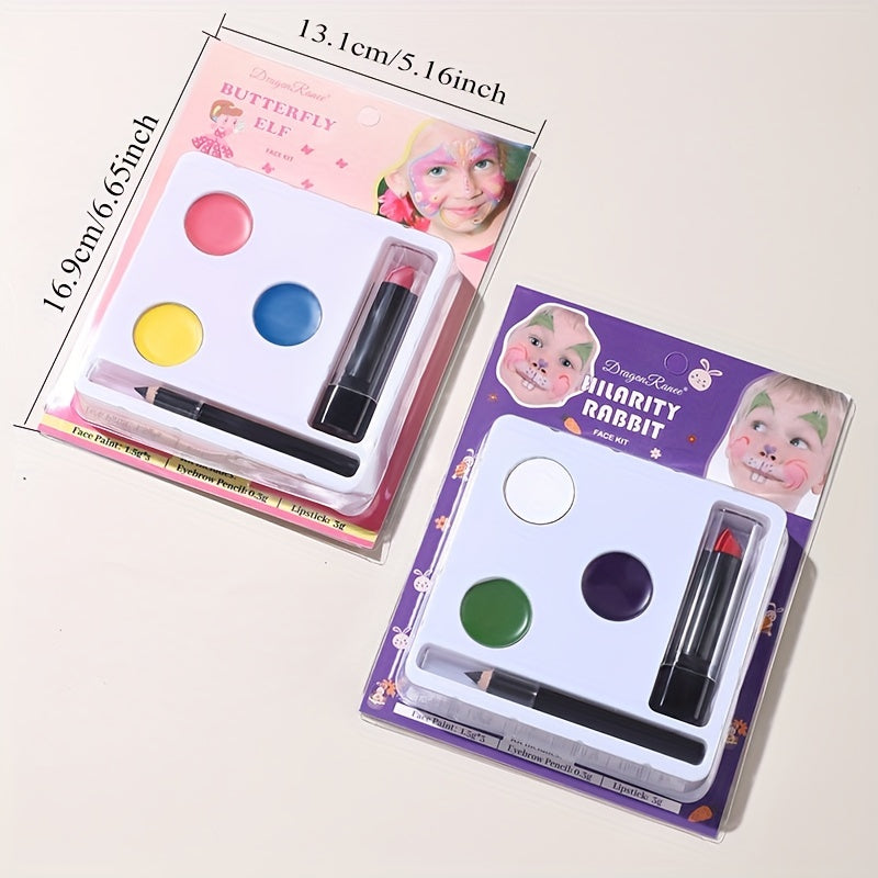 5pcs Halloween Makeup Water Soluble Paint Pigment Sweat Resistant