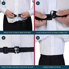 Men's Anti-Slip Fixed Stretch Belt Elastic Shirt Stay