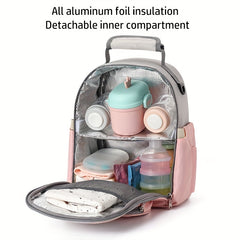 Insulated Backpack Large Capacity Meal Bag Essential for Work Travel Picnic