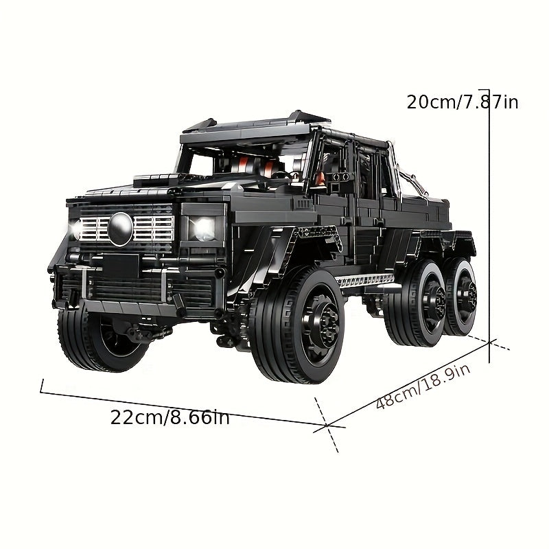 High Difficulty 1:8 Off-road Vehicle Model Building Blocks