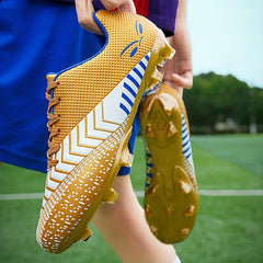 Men's Soccer Shoes Football Cleats Lightweight Lace Up Sneakers
