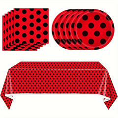 Ladybug Themed Party Supplies Set