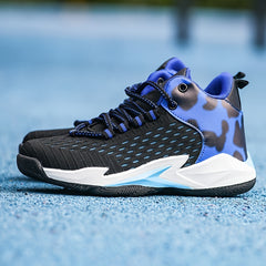 Boy's Basketball Shoes Non Slip Sneakers For Kids Outdoor Activities