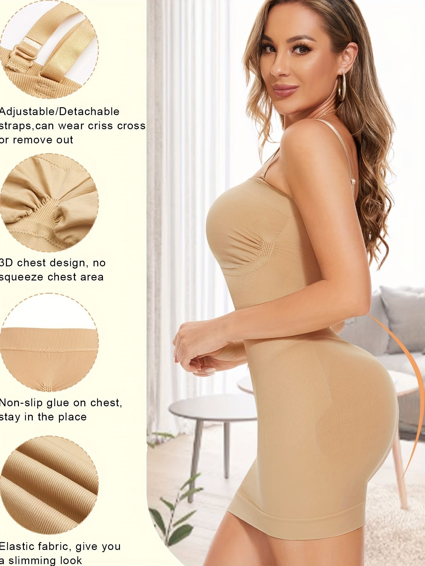 Strapless Dress Tummy Control Slimming Body Shaper Women's Underwear