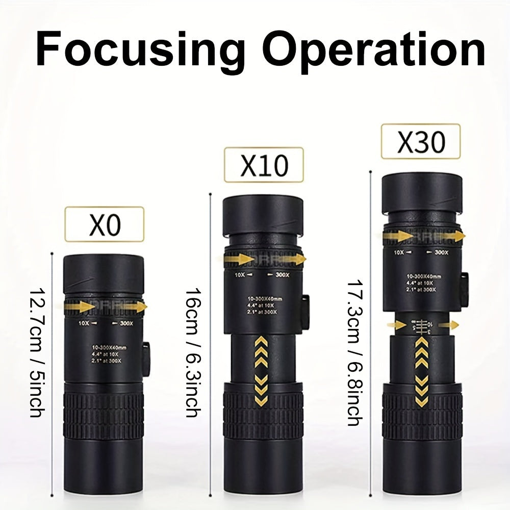 Portable HD Monocular Telescope with Tripod for Travel