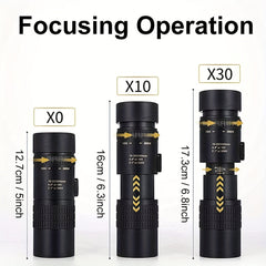 Portable HD Monocular Telescope with Tripod for Travel