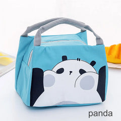 Cartoon Animal Lunch Bag Tote Thermal Food Bag Insulated Cooler Bags