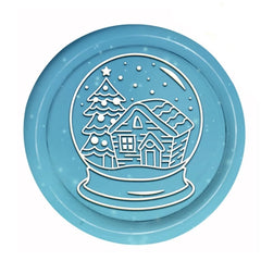 Christmas House Wax Seal Stamp Vintage Craft for Cards Envelope Wedding