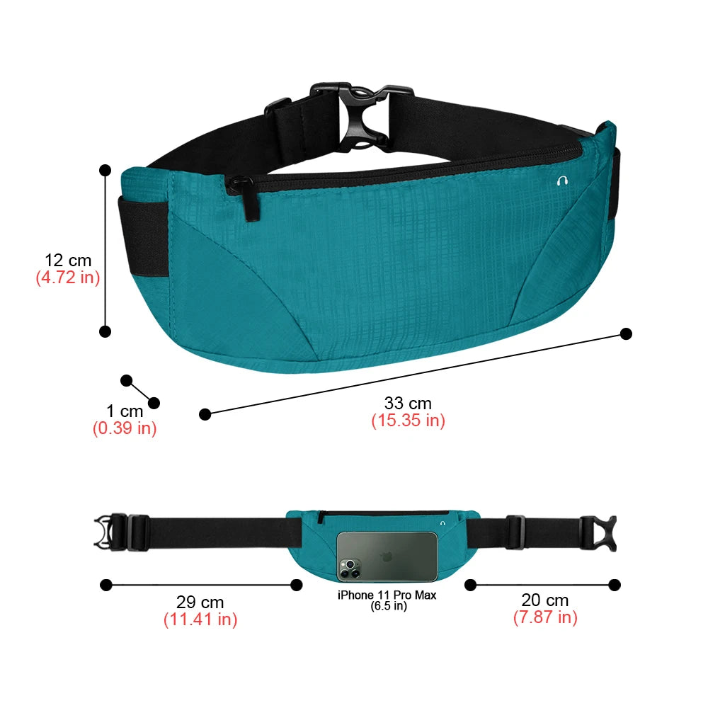 Waterproof Waist Pack Hip Bum Belt Sports Lightweight Phone Pouch