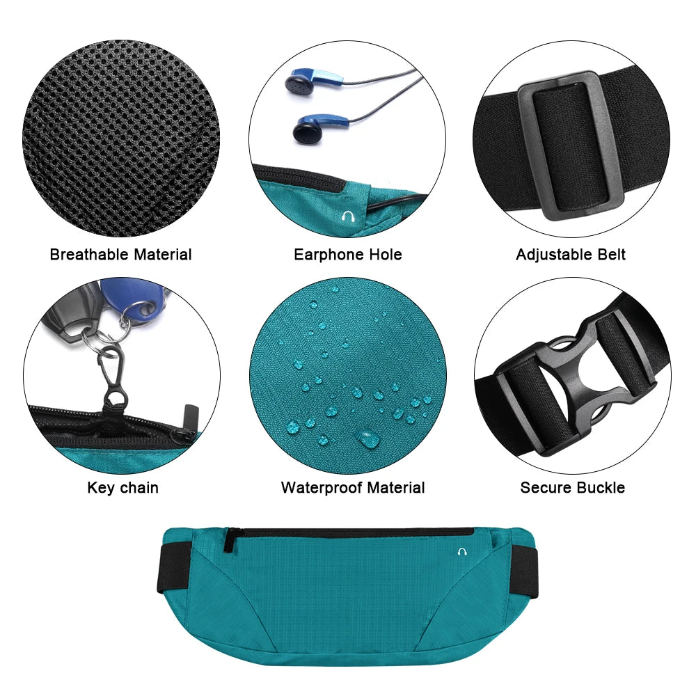 Waterproof Waist Pack Hip Bum Belt Sports Lightweight Phone Pouch