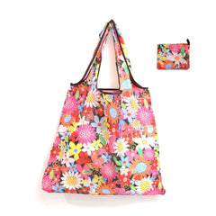 Foldable Shopping Bags Organizer Eco Friendly Large Recyclable Grocery Tote Pouc