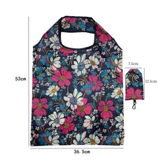 Foldable Shopping Bags Organizer Eco Friendly Large Recyclable Grocery Tote Pouc