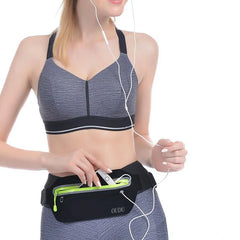 Hidden Waist Bag Sports Belt Ultra-Thin Waterproof Fanny Pack