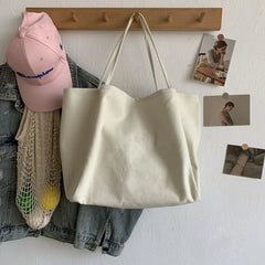 Japanese Style Canvas Shoulder Bag for College Students