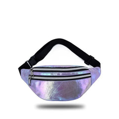 Holographic Fanny Pack Laser PU Beach Travel Waist Bag