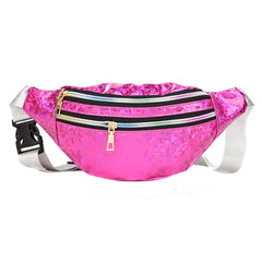 Holographic Laser Womens Waist Bag
