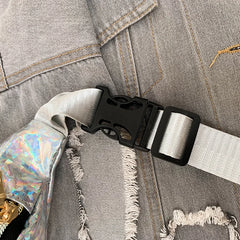 Holographic Laser Waist Bag for Beach Travel