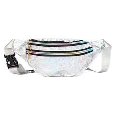 Holographic Laser Womens Waist Bag