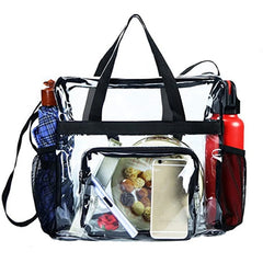 Portable Transparent Shoulder Crossbody Bag Tote Satchel Handbag