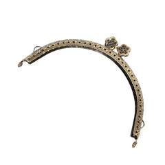 Retro Flower Metal Frame Kiss Clasp for Bag Purse 8.5cm/10.5cm/12.5cm