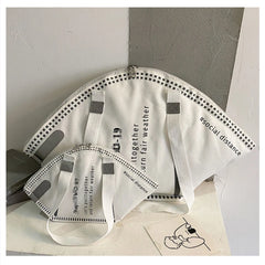 Letter Casual Canvas Tote Bags Ladies Hand Bags Sac A Main Femme Totes