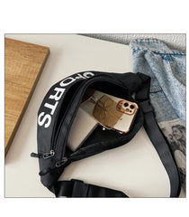 Women Belt Bag Banana Fanny Pack Oxford Waist Bags